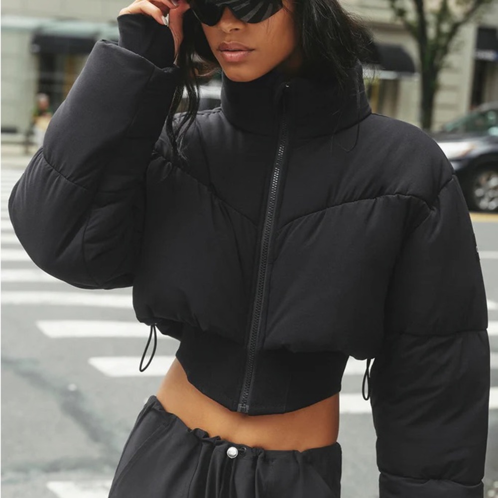 Alo Black Puffer Jacket